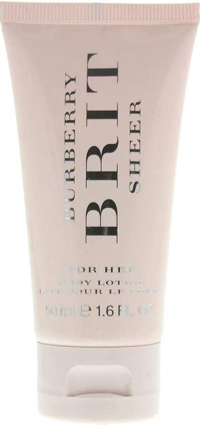 burberry brit sheer body lotion.